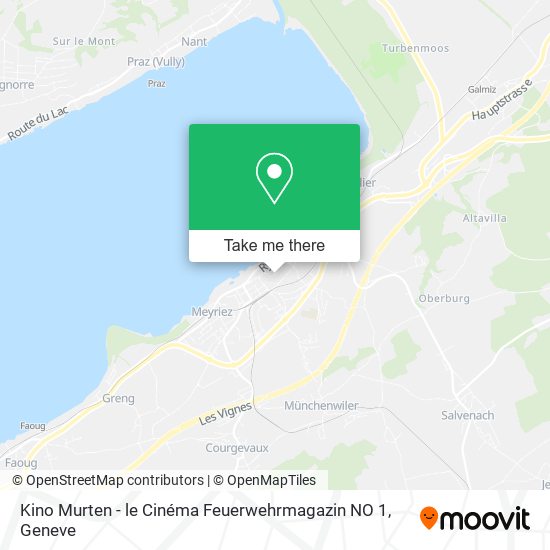 Kino Murten - le Cinéma Feuerwehrmagazin NO 1 map