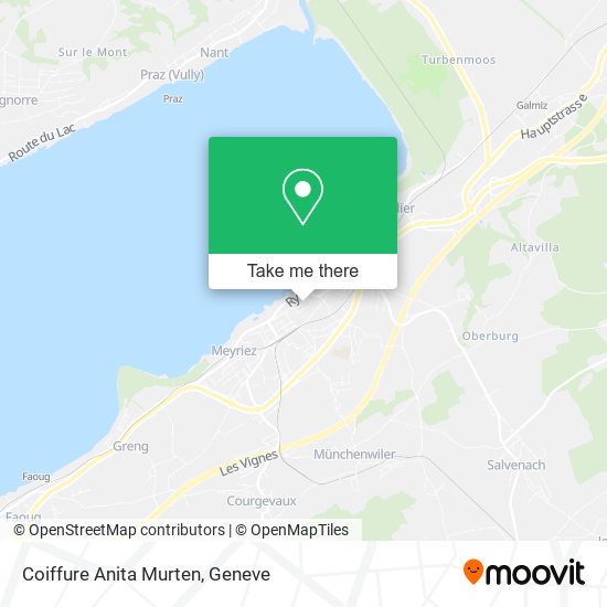 Coiffure Anita Murten map
