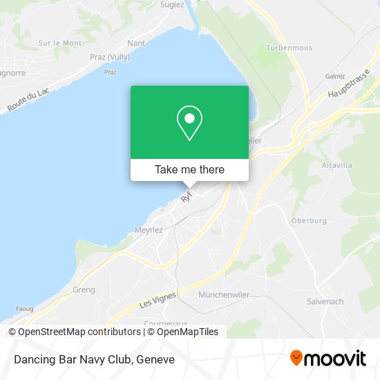 Dancing Bar Navy Club map