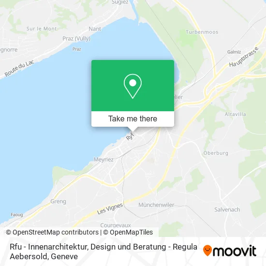 Rfu - Innenarchitektur, Design und Beratung - Regula Aebersold map