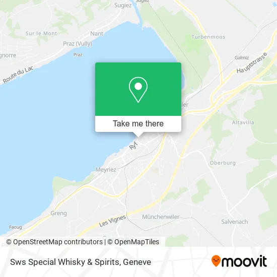 Sws Special Whisky & Spirits map