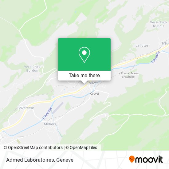 Admed Laboratoires map