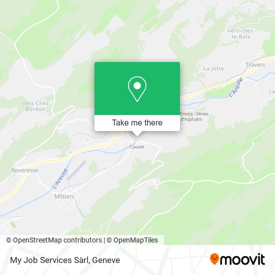 My Job Services Sàrl map