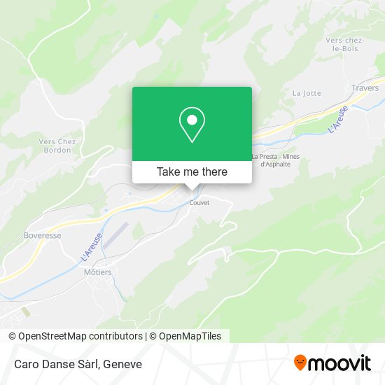 Caro Danse Sàrl map