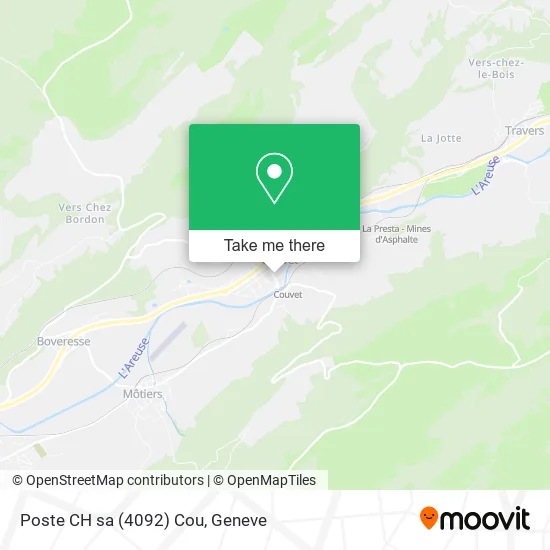 Poste CH sa (4092) Cou map
