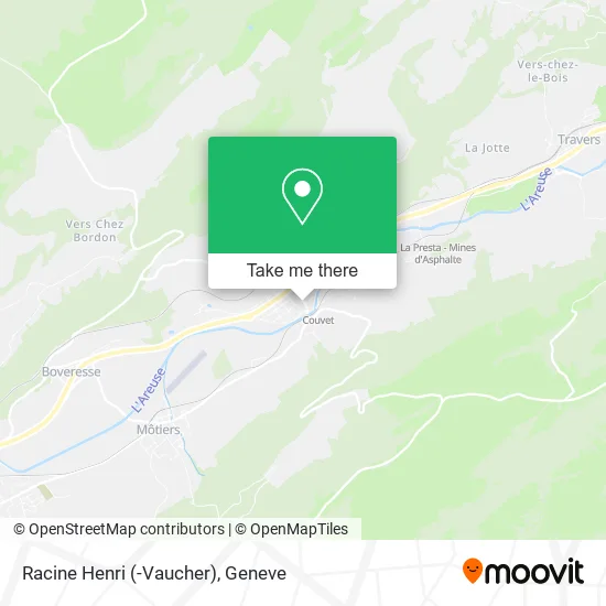 Racine Henri (-Vaucher) map