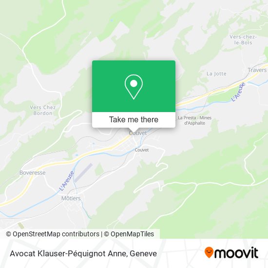 Avocat Klauser-Péquignot Anne map