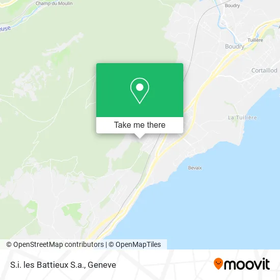 S.i. les Battieux S.a. map