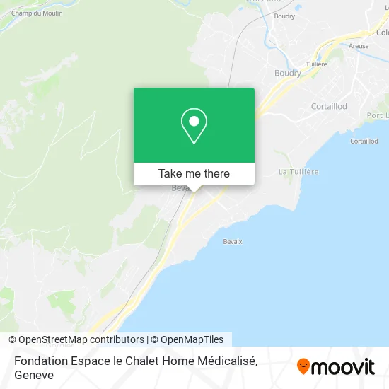 Fondation Espace le Chalet Home Médicalisé map