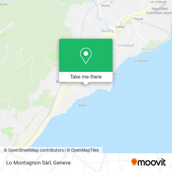 Lo Montagnon Sàrl map