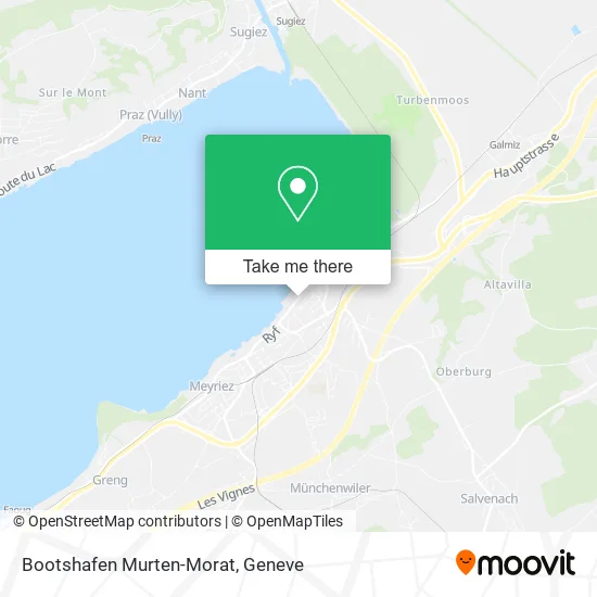 Bootshafen Murten-Morat map