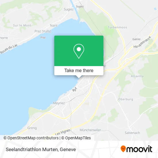 Seelandtriathlon Murten map