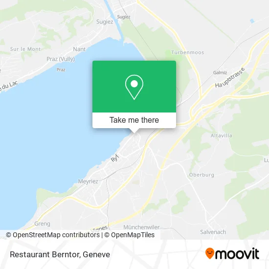 Restaurant Berntor map