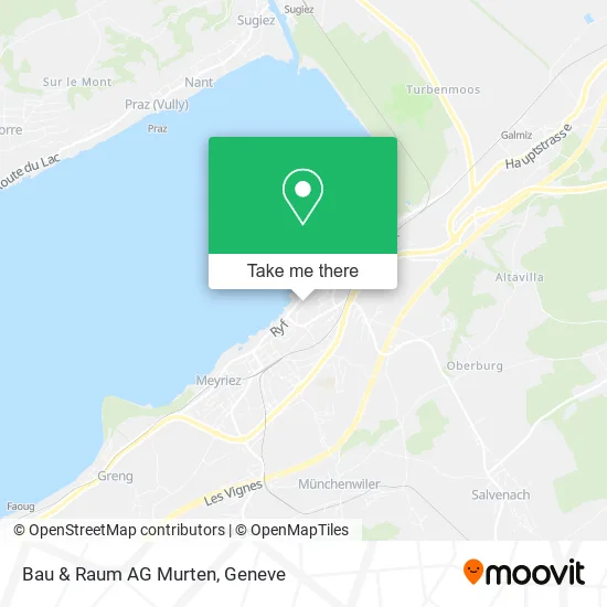 Bau & Raum AG Murten map