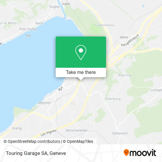 Touring Garage SA map