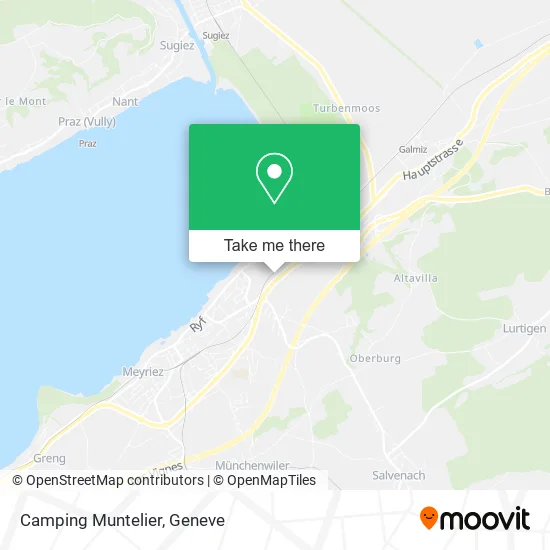 Camping Muntelier map