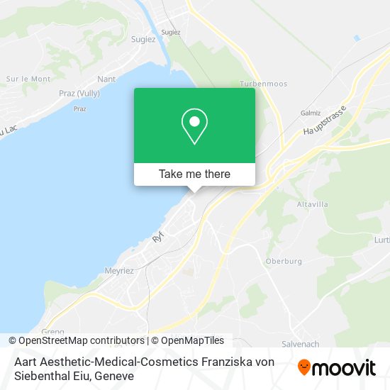 Aart Aesthetic-Medical-Cosmetics Franziska von Siebenthal Eiu map