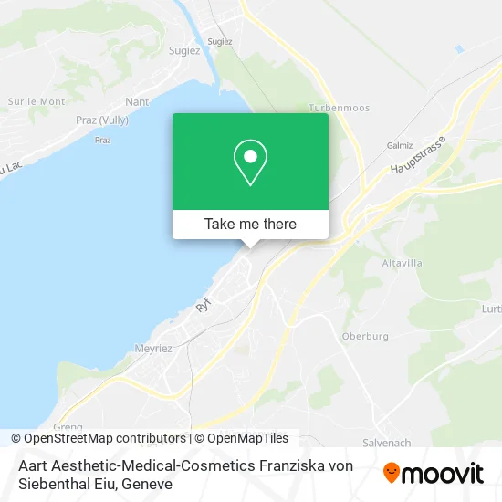 Aart Aesthetic-Medical-Cosmetics Franziska von Siebenthal Eiu map