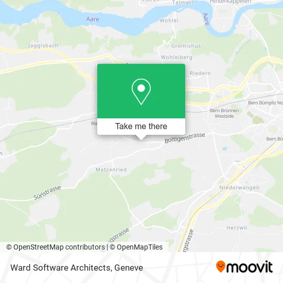 Ward Software Architects map