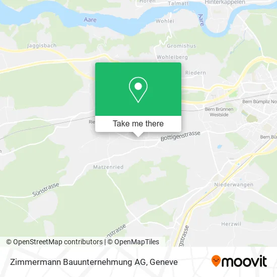 Zimmermann Bauunternehmung AG map