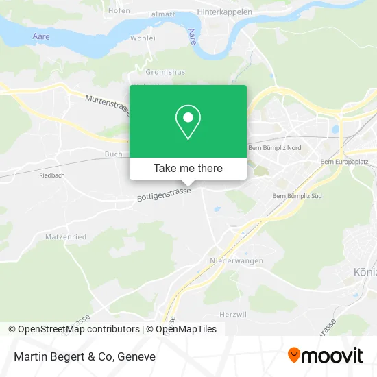 Martin Begert & Co map