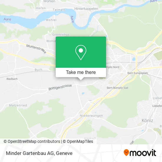 Minder Gartenbau AG map