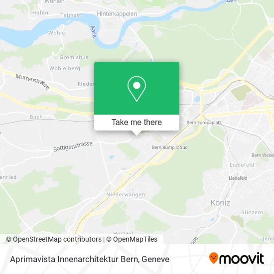 Aprimavista Innenarchitektur Bern map