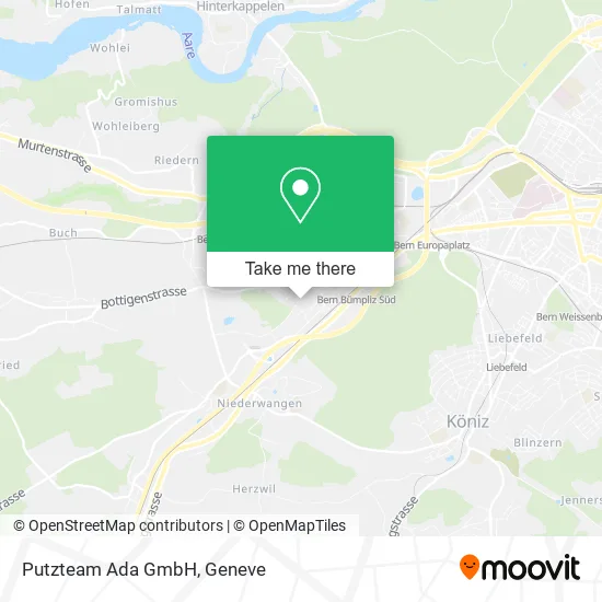 Putzteam Ada GmbH map