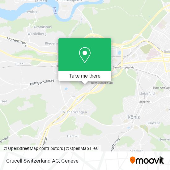 Crucell Switzerland AG map