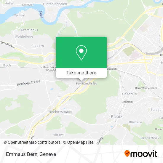Emmaus Bern map