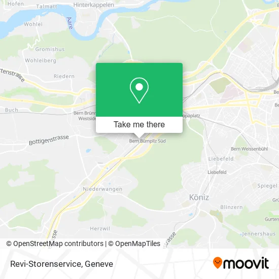 Revi-Storenservice map