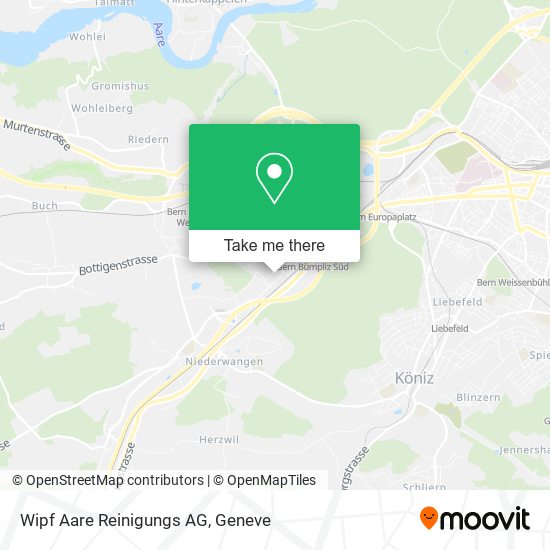 Wipf Aare Reinigungs AG map