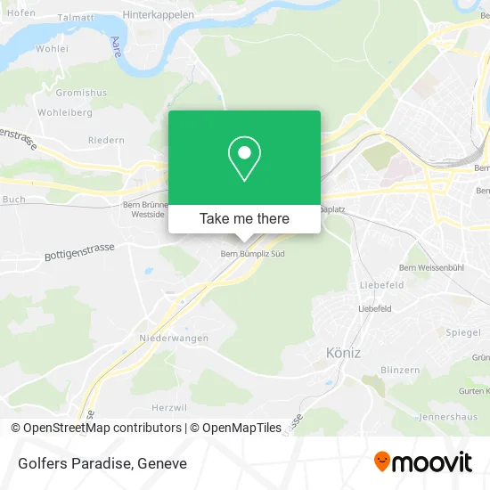 Golfers Paradise map