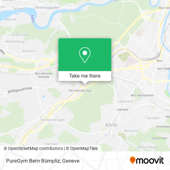 PureGym Bern Bümpliz map
