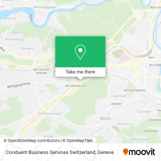 Conduent Business Services Switzerland map