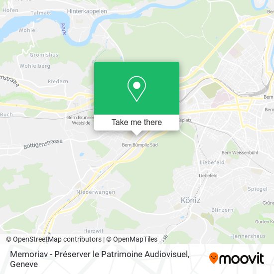 Memoriav - Préserver le Patrimoine Audiovisuel map