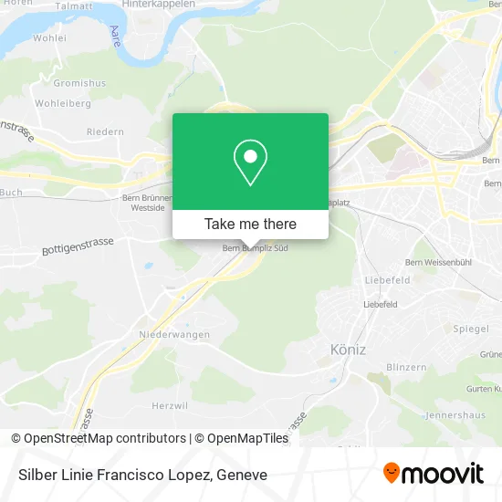 Silber Linie Francisco Lopez map