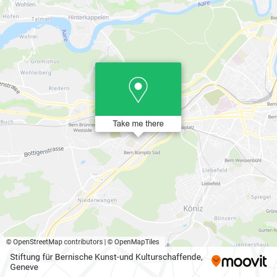 Stiftung für Bernische Kunst-und Kulturschaffende map