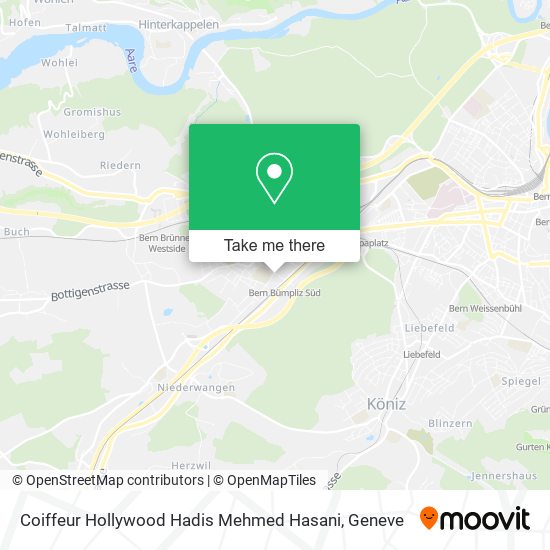 Coiffeur Hollywood Hadis Mehmed Hasani map