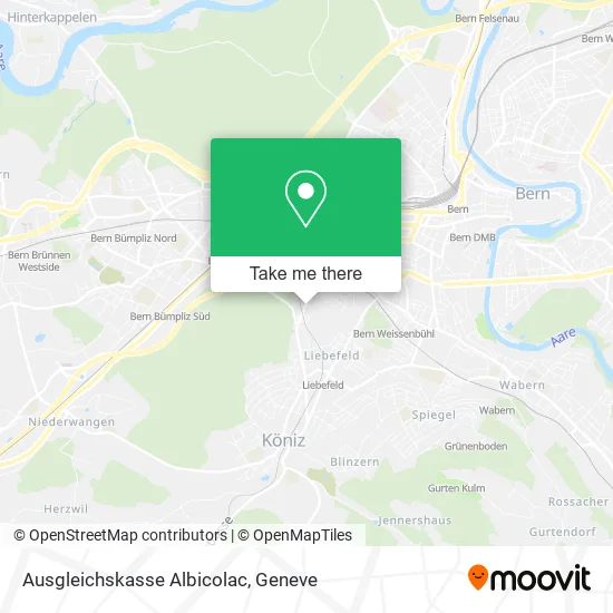 Ausgleichskasse Albicolac map