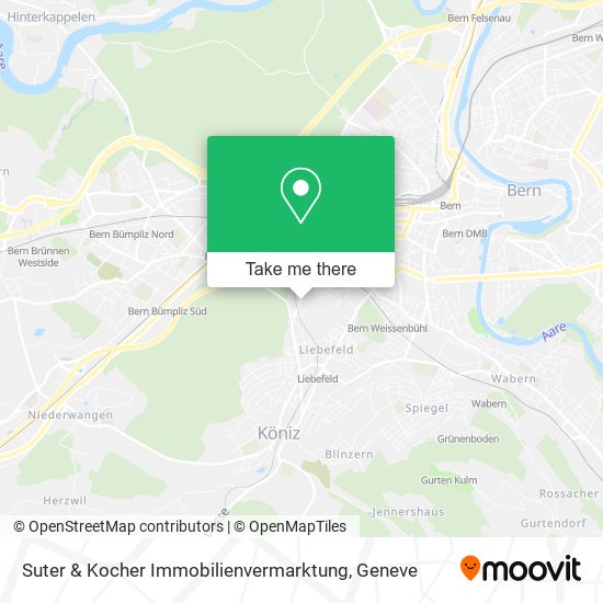 Suter & Kocher Immobilienvermarktung map