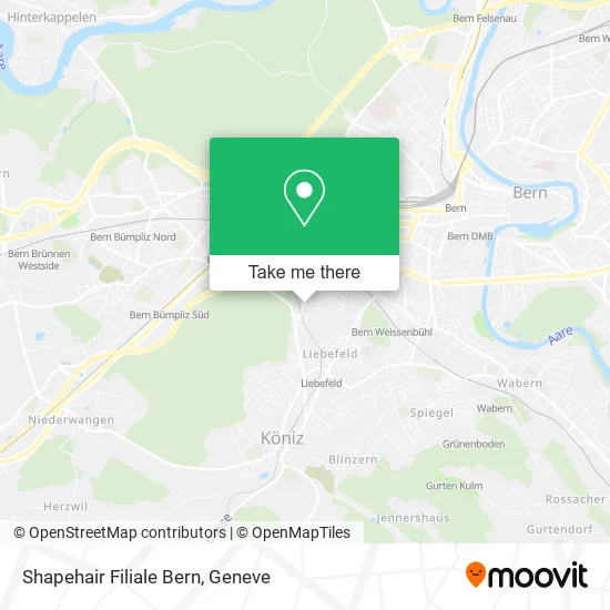 Shapehair Filiale Bern plan
