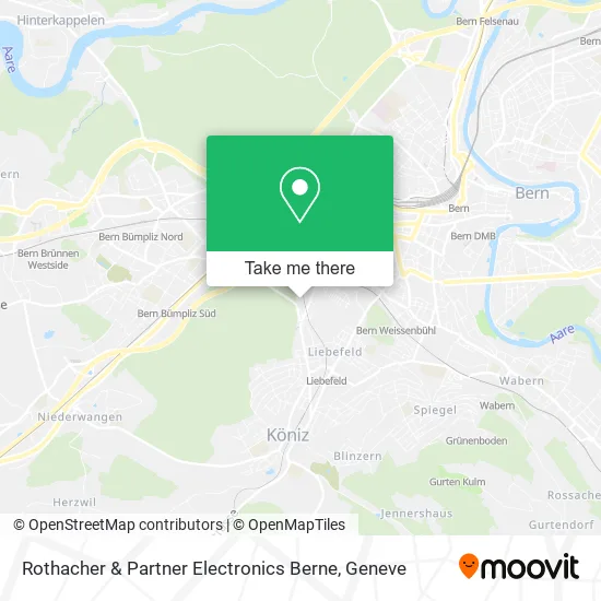 Rothacher & Partner Electronics Berne map