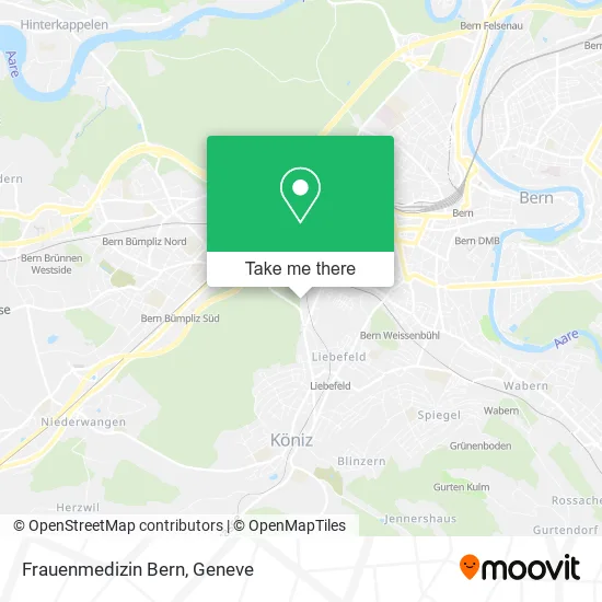Frauenmedizin Bern map