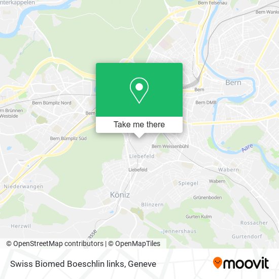 Swiss Biomed Boeschlin links map