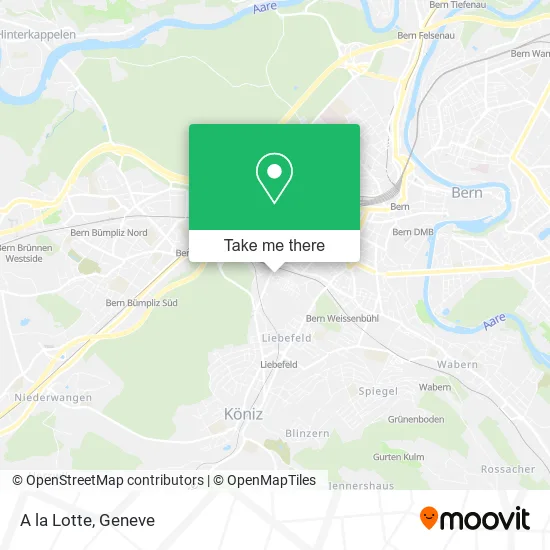 A la Lotte map