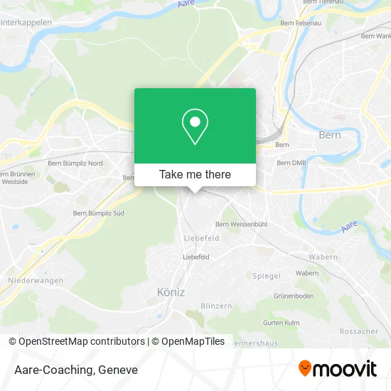 Aare-Coaching map