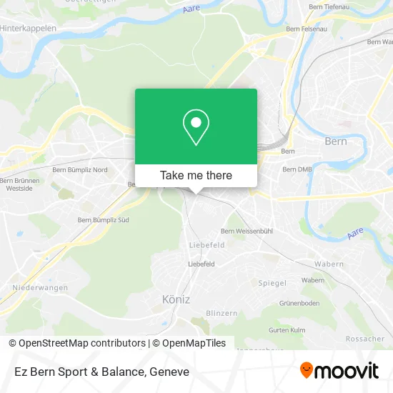 Ez Bern Sport & Balance map