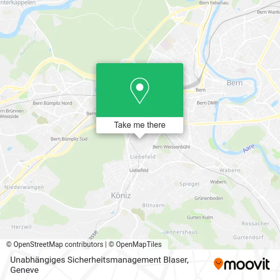 Unabhängiges Sicherheitsmanagement Blaser map