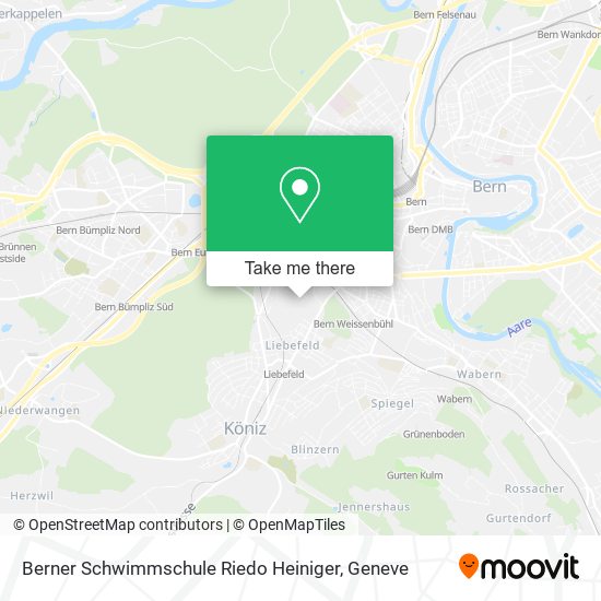 Berner Schwimmschule Riedo Heiniger map